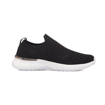 Sneakers slip-on nere da donna in tessuto mesh Lumberjack Gerda, Donna, SKU w013000201, Immagine 0